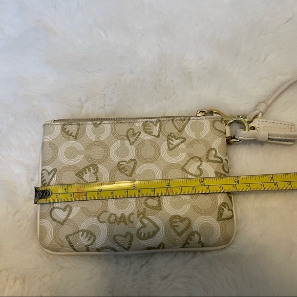 Coach Waverly Hearts Wristlet - Picture 5 of 6